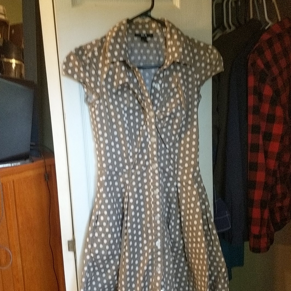 Polkadot dress with pockets